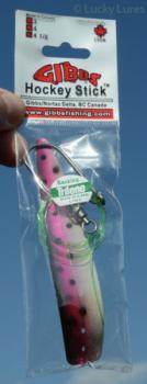 Hockey Stick 4.5, Länge: 11,5 cm, Farbe: Rainbow-Trout on Chrome von Gibbs Delta